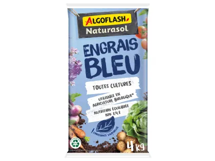 Nouvel Engrais Bleu Algoflash Naturasol