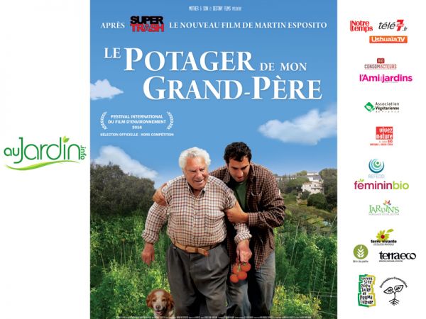 Au Jardin partenaire de la sortie du DVD du film Le potager de mon grand-père Au Jardin partenaire de la sortie du DVD du film Le potager de mon grand-père