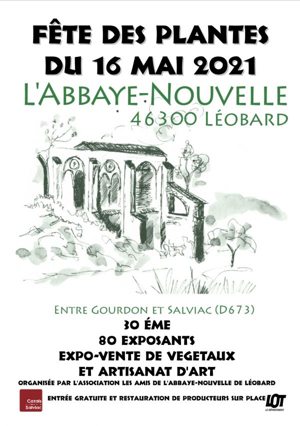 Fête des Plantes 2021 de l'Abbaye-Nouvelle de Léobard
