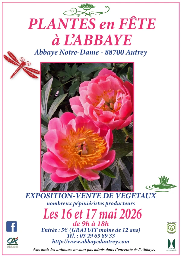 Plantes en f�te � l'Abbaye d'Autrey