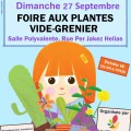 Foire aux plantes et vide grenier