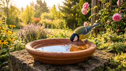 Accueillir les oiseaux chez soi : calendrier des am�nagements et soins selon les saisons