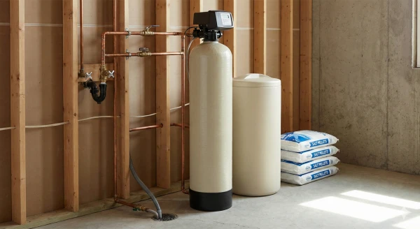 Adoucir l'eau de la maison avec un adoucisseur au sel