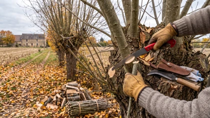Arbre t�tard : la taille en trogne, cette m�thode paysanne pour un bois de chauffage durable
