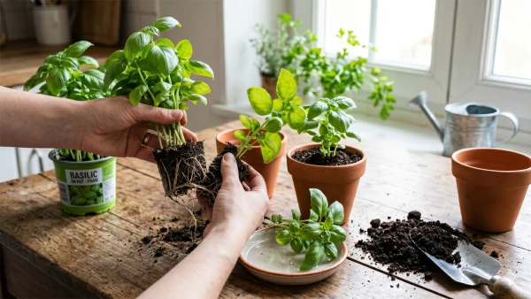 Basilic en pot :  comment �viter qu'il meurt en 3 jours