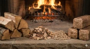 Bois de chauffage : b�ches, pellets, plaquettes ou briquettes, que choisir ?