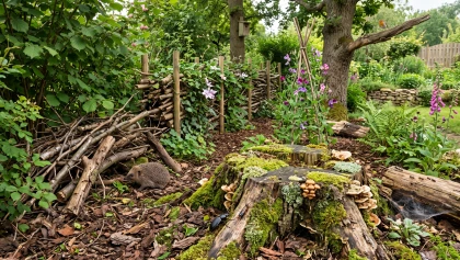 Le bois mort, un tr�sor pour la biodiversit� et le jardin