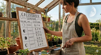 Calendrier lunaire de la semaine pour jardiner avec la lune