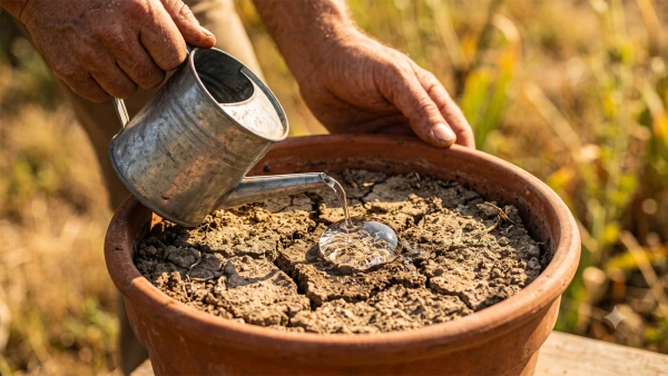 Comment r�hydrater une terre devenue imperm�able