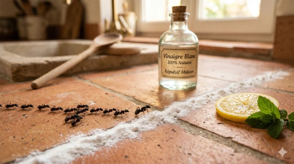 Chasser les fourmis de la maison naturellement