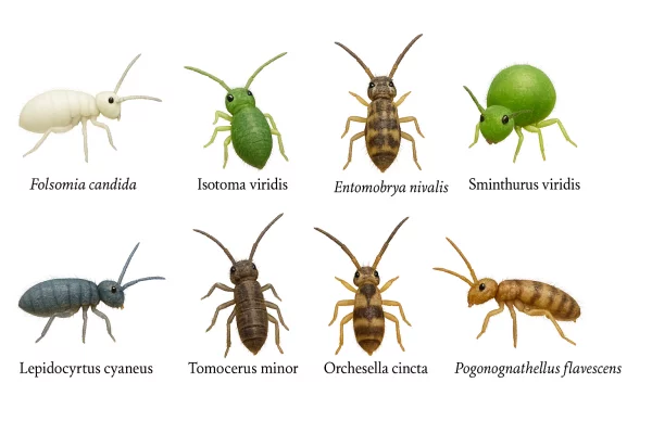 8 collemboles courants