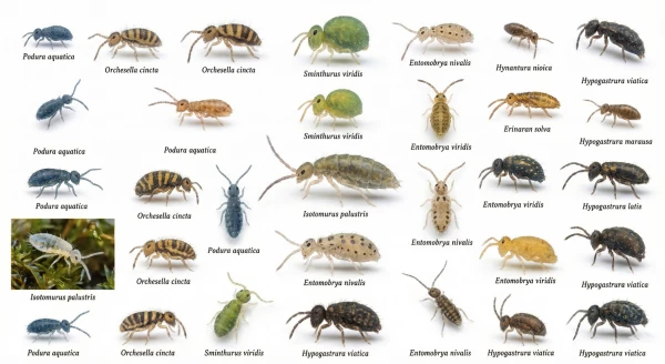 Collemboles courantes en France