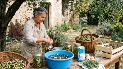 Olives maison : la m�thode simple pour les d�sam�riser et les conserver