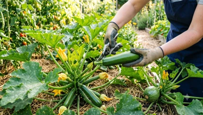 Courgettes : le geste presque contradictoire qui permet de stimuler la fructification de vos plants cet �t�