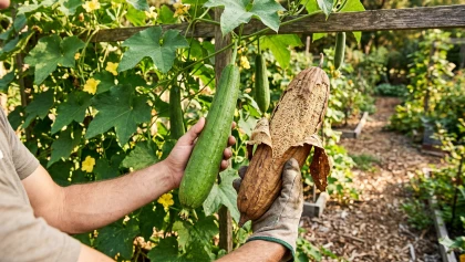 Cultivez vos propres �ponges v�g�tales : voici comment r�ussir vos plants de luffa