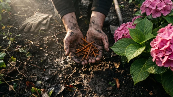 Enterrer des clous rouill�s au pied des hortensias ?