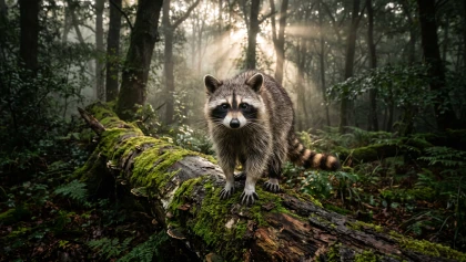 L'�tonnante histoire de l'arriv�e et de l'expansion du raton laveur en France