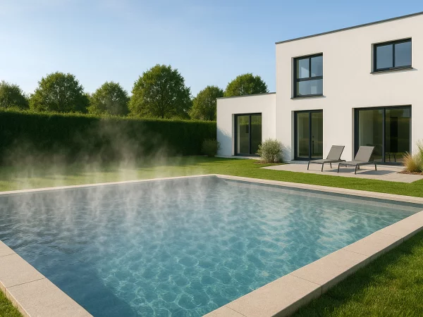 Couvrir sa piscine pour éviter l'évaporation de l'eau