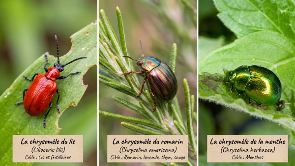 Les chrysom�les courantes en France