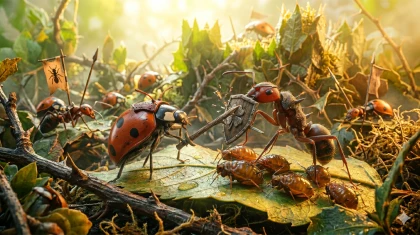 Game of thrones au jardin : fourmis, pucerons et coccinelles