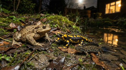 Le grand r�veil des tritons, salamandres et crapauds : pourquoi votre jardin devient une zone critique