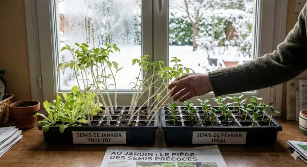 En janvier, semer n'est pas "trop t�t" : les cultures qui gagnent un mois�