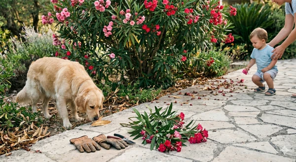 Laurier-rose : les risques pour vos enfants et vos animaux