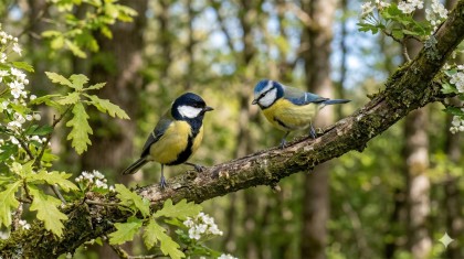 M�sange bleue ou charbonni�re : comment les diff�rencier et les accueillir au jardin