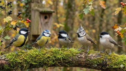 Le r�gime alimentaire de la m�sange : besoins nutritionnels au fil des saisons