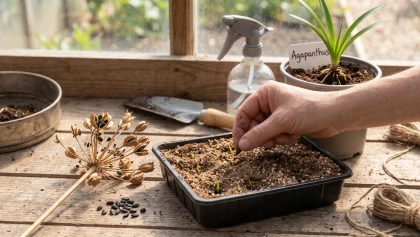 Ne coupez plus vos fleurs d'agapanthes fan�es : voici comment les multiplier