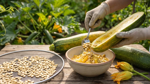 Ne jetez plus vos graines de courgette
