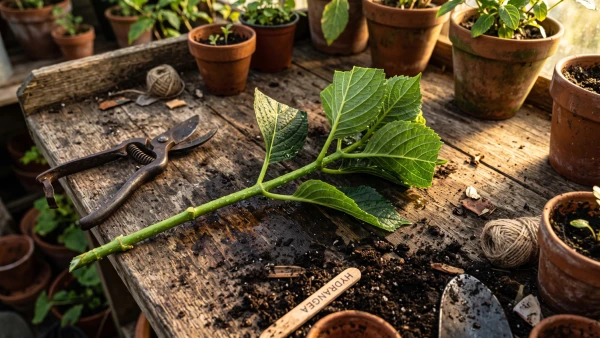 Ne jetez plus vos tailles d'hortensias : bouturez-les facilement avant la fin du mois d'ao�t