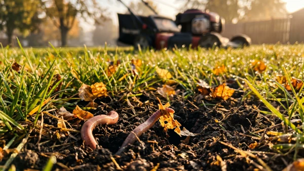Offrez les feuilles mortes � vos vers de terre