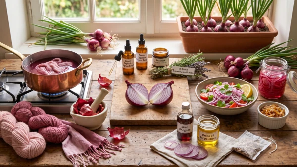 Les oignons rouges : de la cuisine au jardin