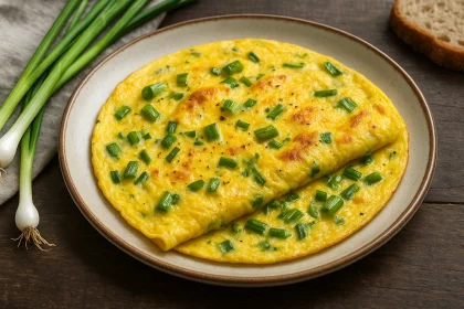 Omelette � l'aillet : la saveur du printemps en quelques minutes