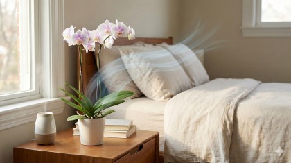 Votre orchid�e Phalaenopsis n'est pas juste jolie : d�couvrez pourquoi c'est la meilleure alli�e pour purifier l'air de votre chambre