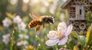 L'osmie cornue, l'abeille ma�onne alli�e n�1 de votre jardin