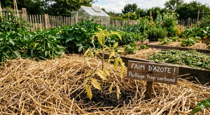 Paillage du potager : l'erreur classique qui bloque la croissance de vos l�gumes