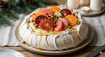 Pavlova aux agrumes : la recette qui apporte le soleil d'hiver dans l'assiette