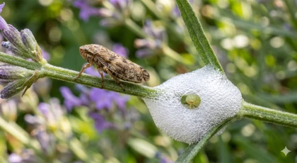La cicadelle écumeuse, la responsable du fameux crachat de coucou