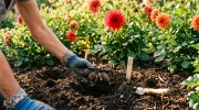 Plantation des dahlias : r�ussissez vos massifs d'�t� jusqu'aux premi�res gel�es
