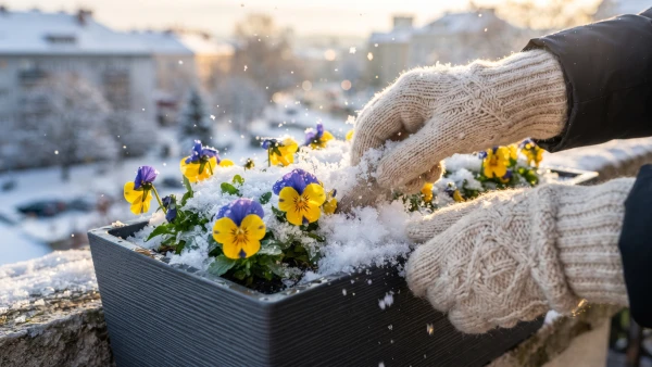 Les meilleures fleurs pour un balcon fleuri malgr� le froid