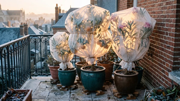Bien prot�ger agrumes, oliviers et lauriers-roses en pot