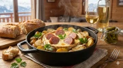Saucisse de Morteau au Mont d'Or : le plat r�confortant pour l'hiver
