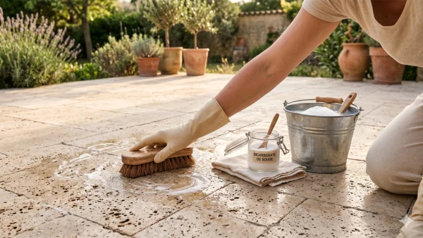 Redonnez vie � votre terrasse en travertin avec ce produit naturel et l'erreur courante � �viter