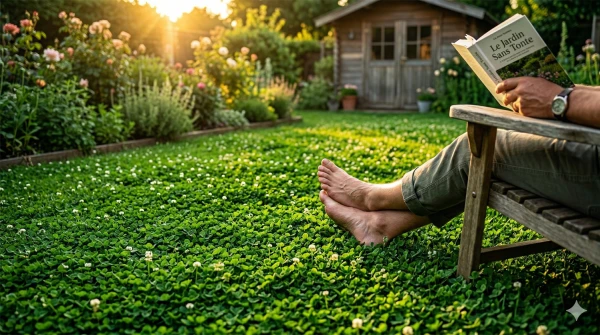 Gazon sans entretien : 5 �tapes pour remplacer sa pelouse par du micro-tr�fle