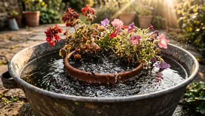 Retour de vacances : le geste de 30 minutes pour relancer la floraison de vos g�raniums et de vos p�tunias