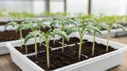 R�ussir ses semis de tomates d�s f�vrier gr�ce � la chaleur de fond