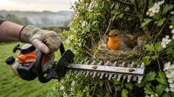 Attendez la fin de la nidification des oiseaux pour tailler
