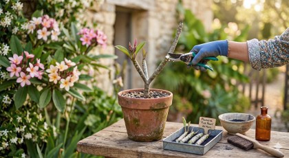 Tailler son frangipanier au printemps : techniques pour garder un port compact